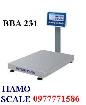 CÂN BÀN ĐIỆN TỬ BBA 231 METTLER TOLEDO